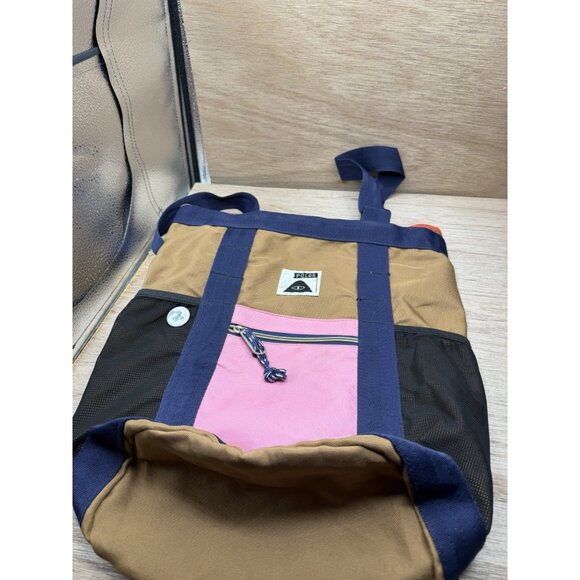 POLER OUTDOOR STUFF tote pack Backpack rucksack cinch sack 24L EUC Large brown - Picture 4 of 4